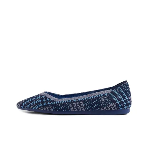 MALOVE MZ Women's Casual Shoes Women's Low-Top Sapphire Blue