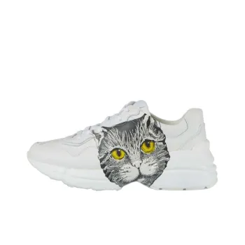 GUCCI Rhyton Mystic Cat White Women's