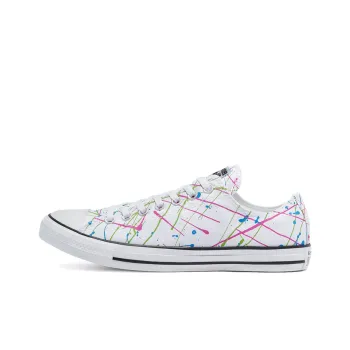 Converse Chuck Taylor All Star Anti-Slip Wear-Resistant Low-Top Canvas Shoes Unisex Paint White
