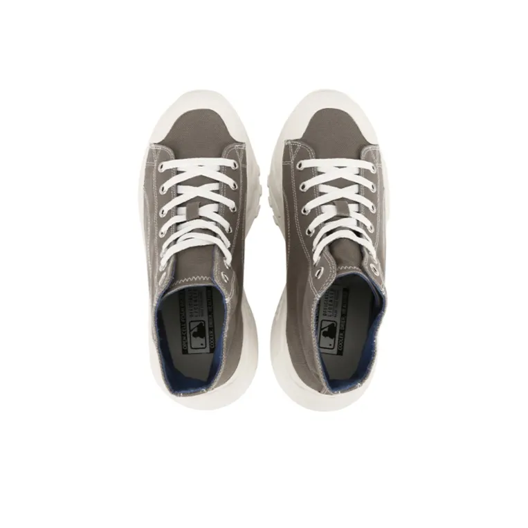 MLB Chunky High Canvas Shoes Unisex High Top Heather Gray-2