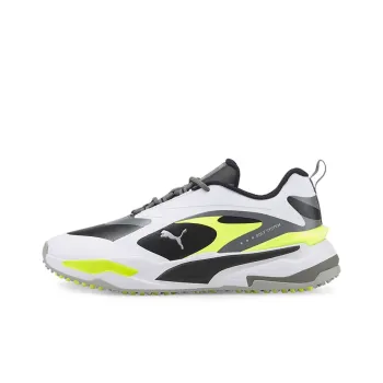 PUMA PUMA Golf Series Gs Fast Abrasion Resistant Low Top Golf Shoes Men's White Gray Yellow