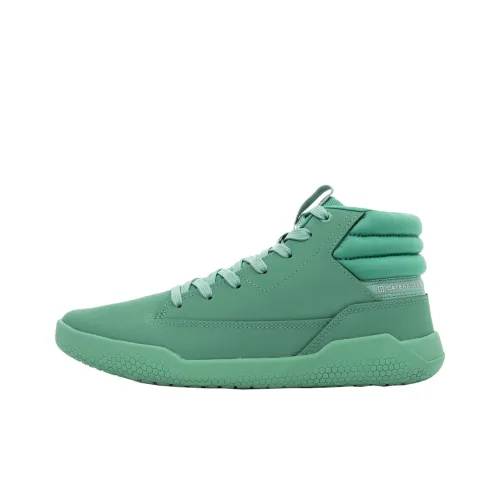 CAT Women's Casual Shoes Unisex High-Top MVP Green