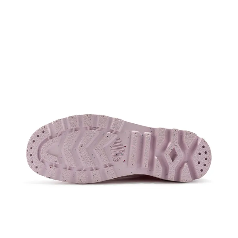 Palladium Pampa Hi Icecream Breathable Wear-Resistant Slip-Resistant High-Top Canvas Shoes Unisex Light Pink-4
