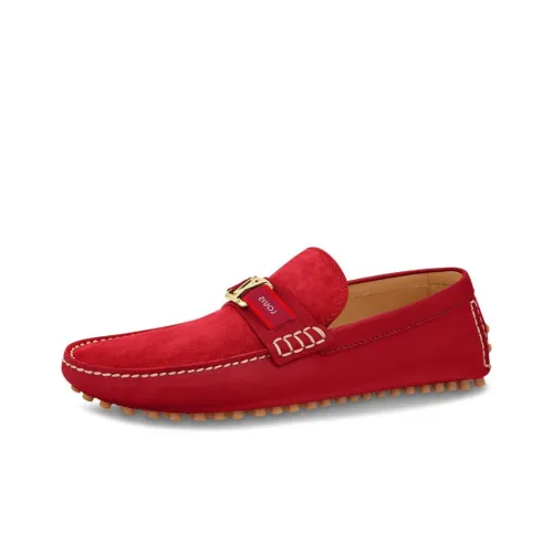 LOUIS VUITTON Hockenheim Women's Casual Shoes Men Red