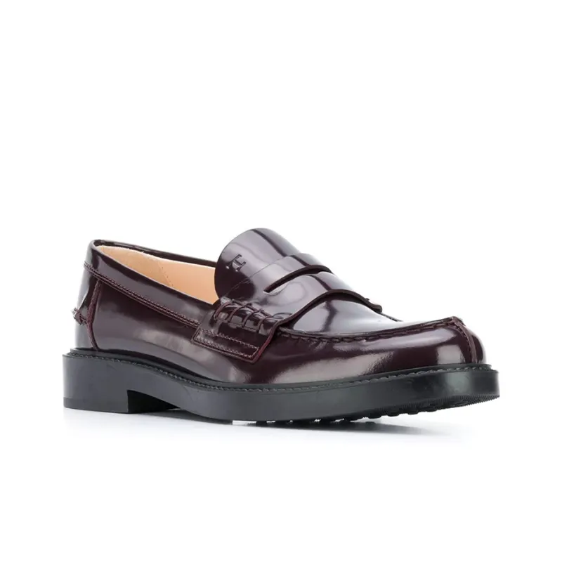 TOD'S Leather Penny Loafers-2
