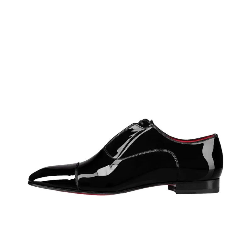 CL LUBOTING Flat Shoes Men's Black-0