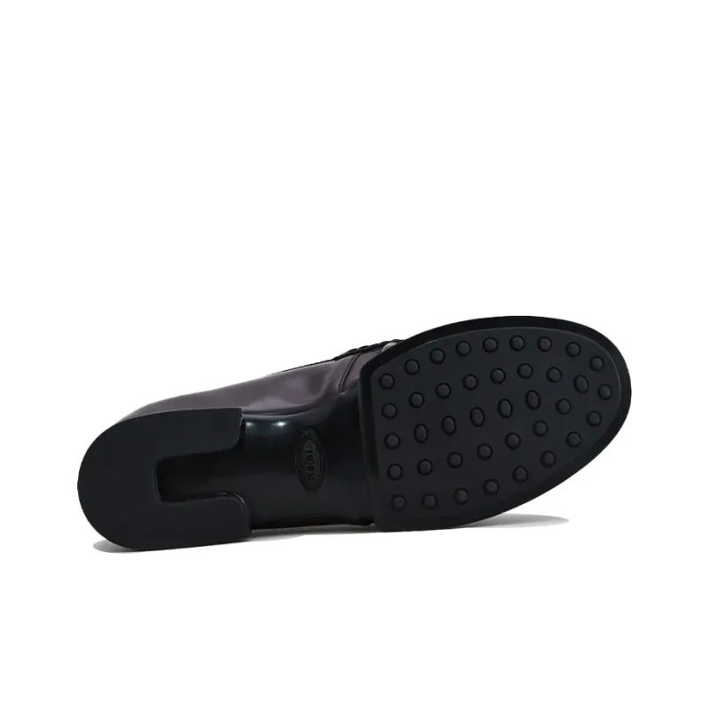 TOD'S Casual Single Shoes Women's Dark Burgundy-4