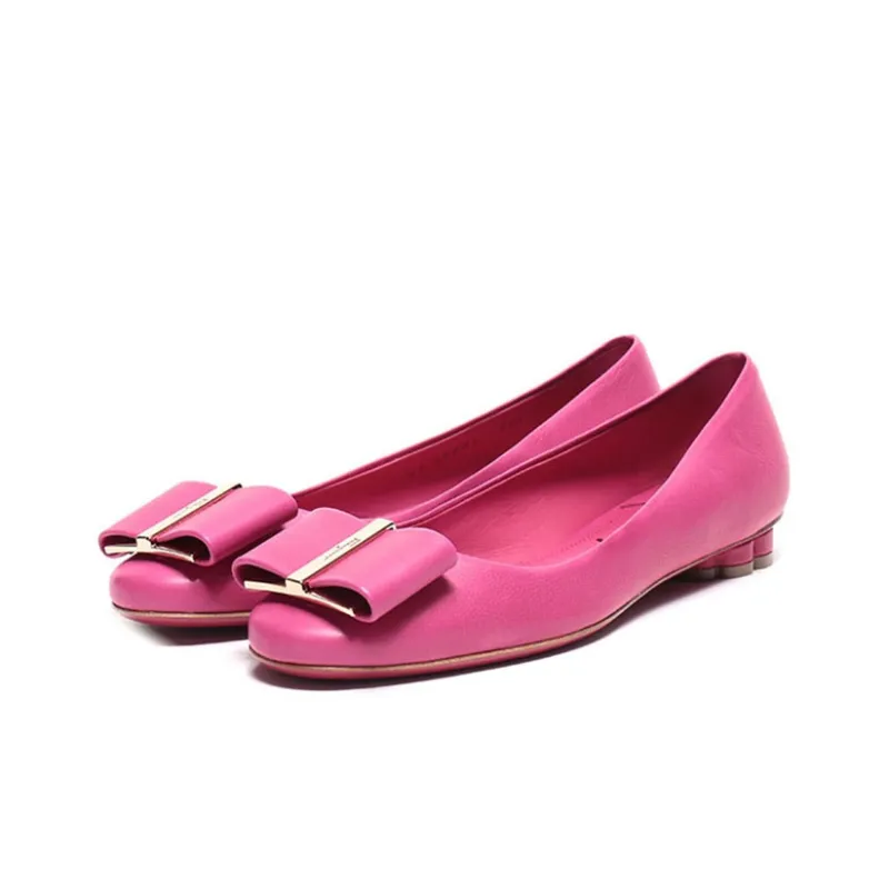 FERRAGAMO Caupa Collection Flat Shoes Women's Begonia Fall-2