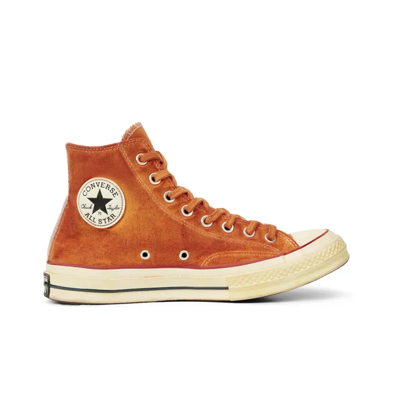 Converse Chuck 1970s Italian Crafted Dye High Top 'Orange White'-1