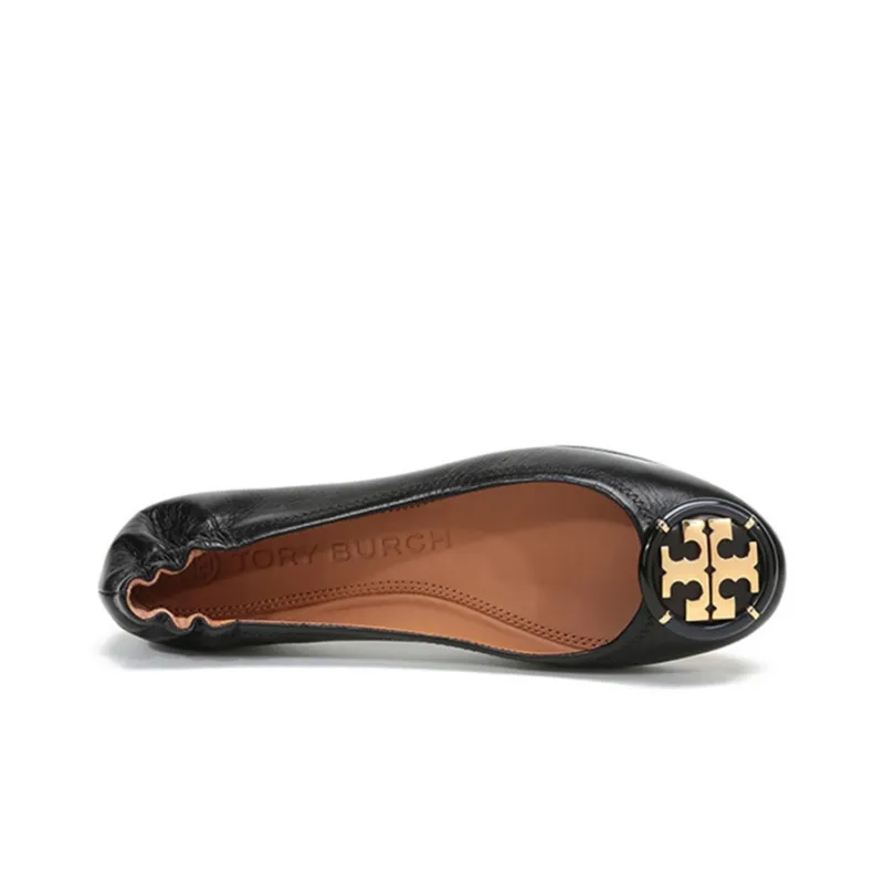 TORY BURCH Minnie Flat Shoes Women's Black-4