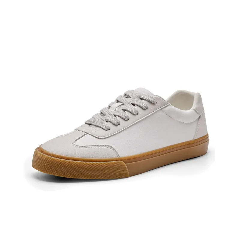 Rockfish Canvas Shoes Women's Low Top White/Caramel-1