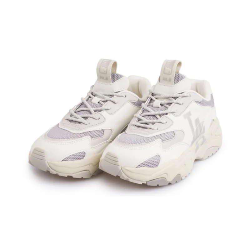 MLB Big Ball Chunky Chunky Sneakers Unisex Low Top Heather Gray-2