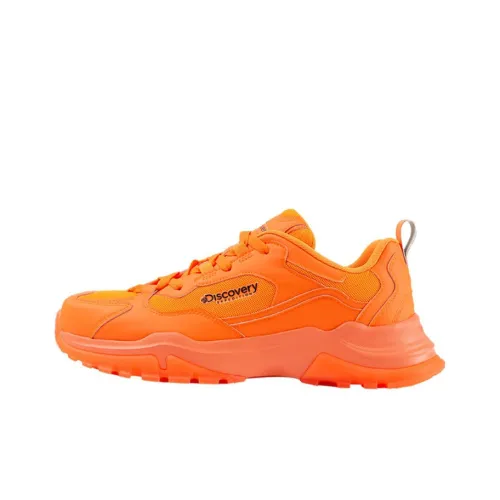 Discovery Expedition Durable Breathable Lightweight Low-Top Chunky Sneakers Men's Orange