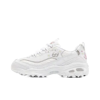 Skechers D'Lites 1.0 Running Shoes White Women's