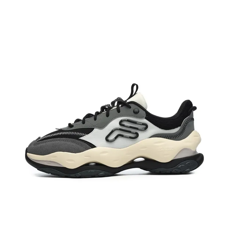 FILA FUSION Cheese Sneakers 'Grey Black'-0