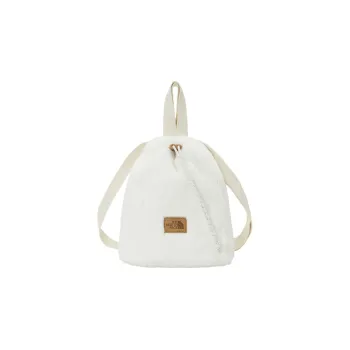 THE NORTH FACE Polyester Bucket Bag Handbag Shoulder Bag Crossbody Bag Mini Unisex White