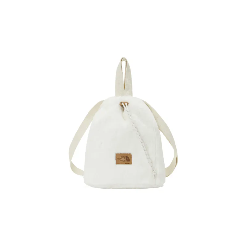 THE NORTH FACE Polyester Bucket Bag Handbag Shoulder Bag Crossbody Bag Mini Unisex White-0