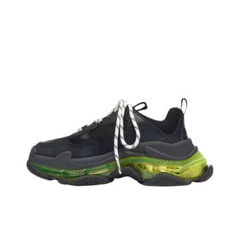 Balenciaga Triple S Black Yellow Fluo Women's
