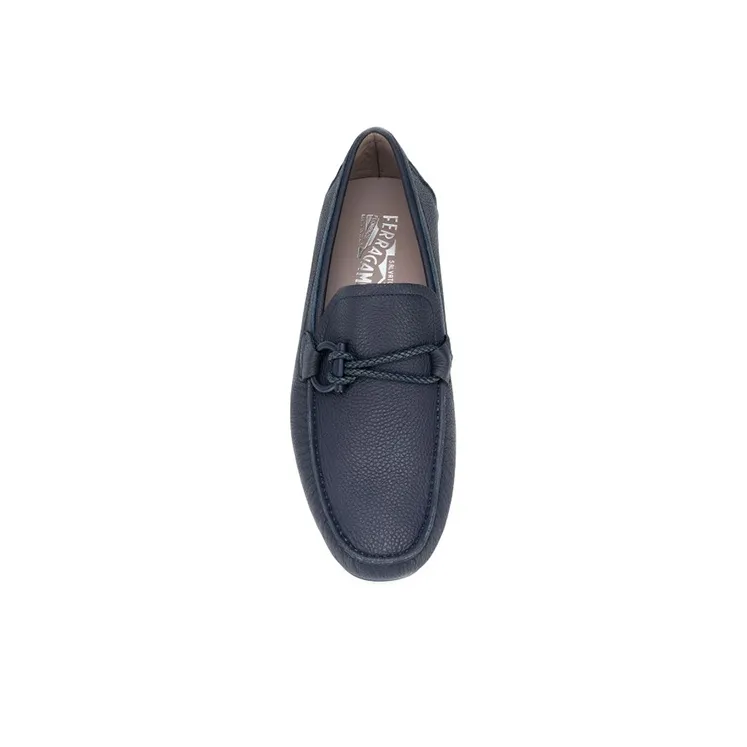 FERRAGAMO Gancini Moccasin Driver Shoes-3
