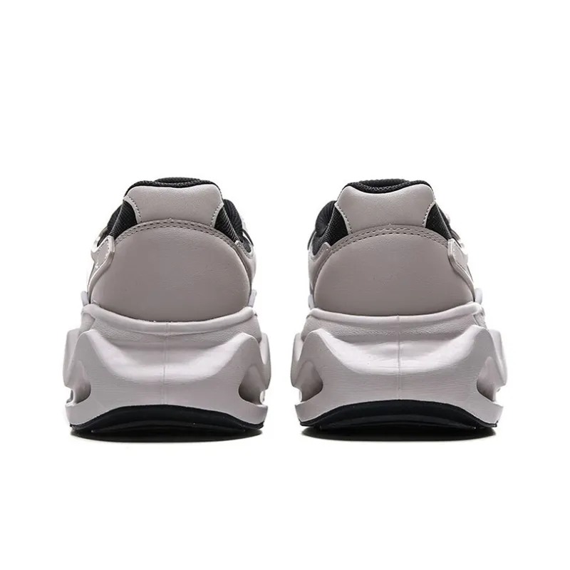 Anta Life Collection Cushioning Slip Resistant Thermal Coverage Low Top Chunky Sneakers Men's Black Gray-3