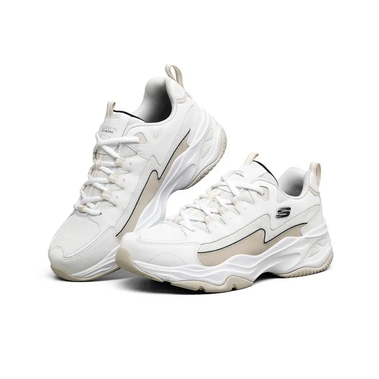 Skechers D'Lites 4.0 Low Top Daddy Shoes White-2