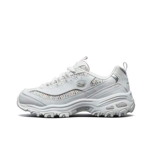 Skechers D'lites 1.0 Sneaker Gs White Women's
