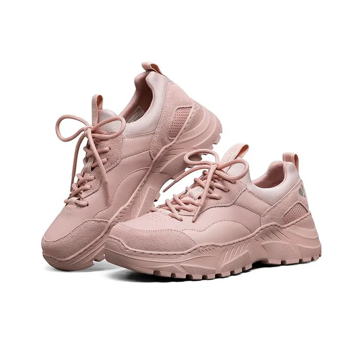 Skechers Street B-Rad Cushioning Anti-Slip And Wear-Resistant Low-Top Chunky Sneakers Women's Pink-2