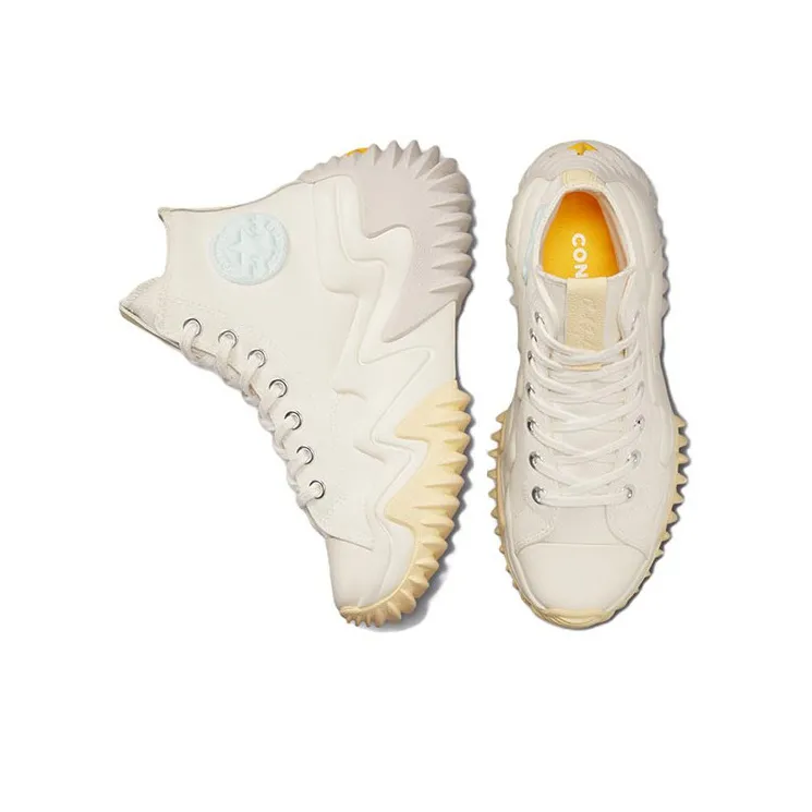 Converse Run Star Motion Platform Egret Soft Sunshine Amarillo-2