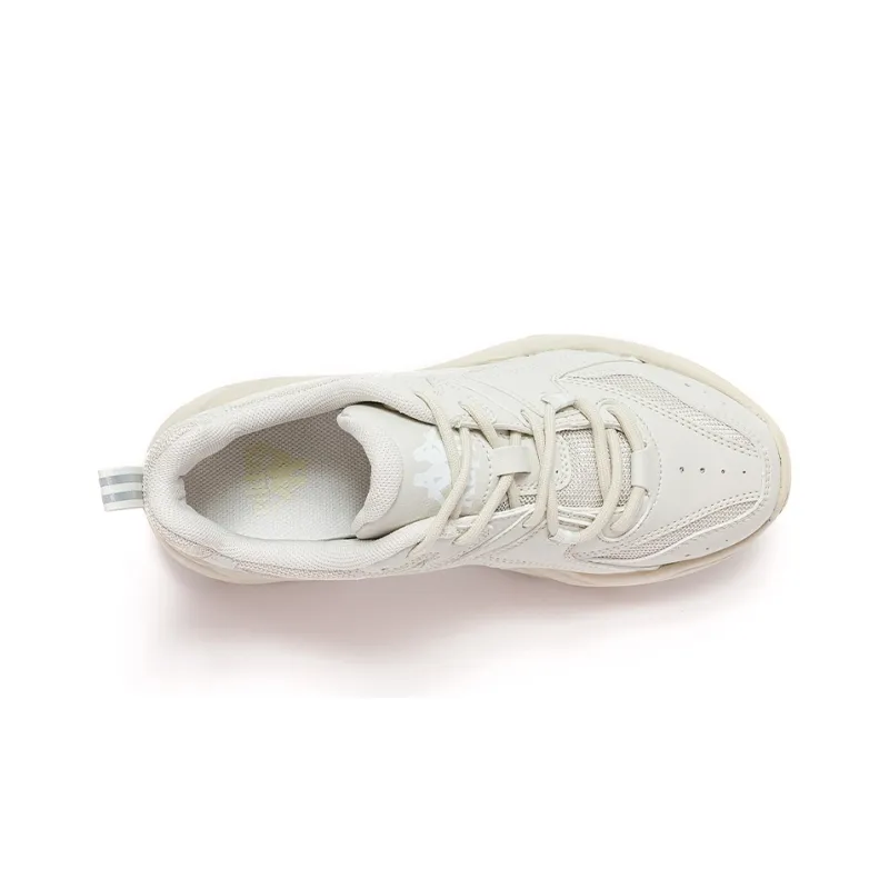 Kappa Shock Absorbers With Slip Resistant And Abrasion Resistant Properties Low Top Chunky Sneakers Women's New Khaki-4