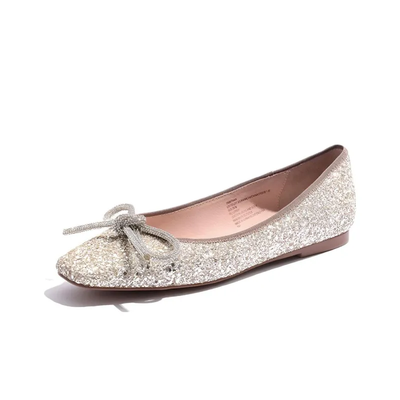 STEVE MADDEN Casual Single Shoes Women's Gold-1
