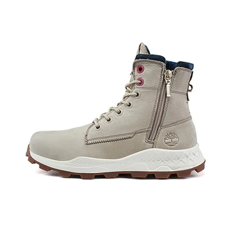 Timberland Brooklyn Side Zip Boots 'Beige Nubuck'-0