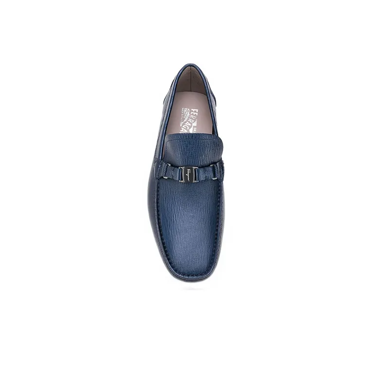 FERRAGAMO Casual Shoes Men's Blue-4