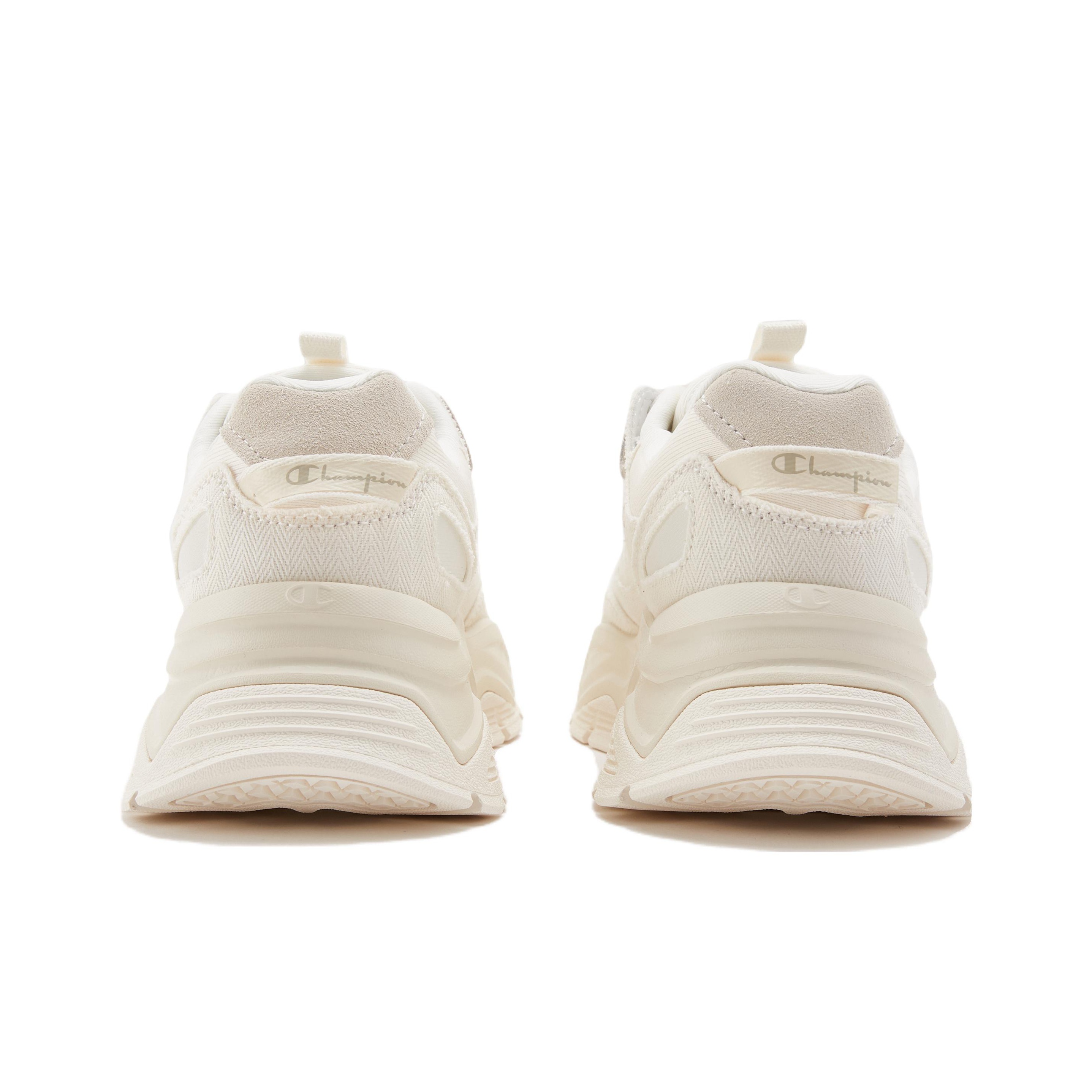 Champion Chunky Sneakers Unisex Low-Top Beige White - POIZON