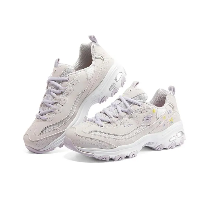 Skechers D'Lites 1.0 'Whtie' Women's-2