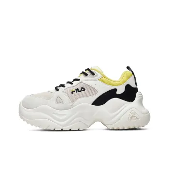 FILA Pose Cushioning, Slip Resistant, And Abrasion Resistant Low Top Chunky Sneakers Women's Bright Pastel Pink