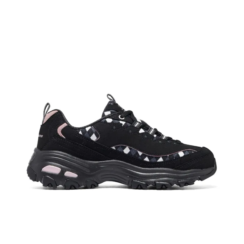 Skechers Sport D'Lites Fancy Leopard 10 'Black Pink' Women's-1
