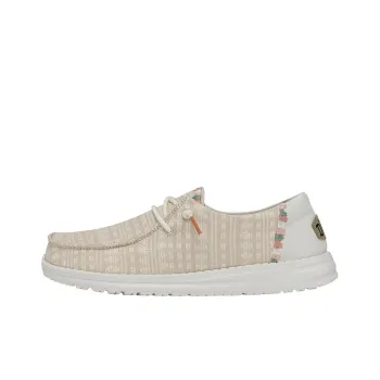 Heydude Casual Single Shoes Women's Embroidered Light Pink