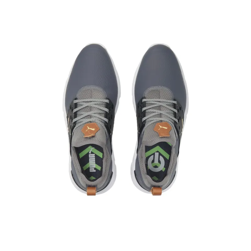 PUMA Ignite Articulate Spike Low Top Golf Shoes Men's Gray-2