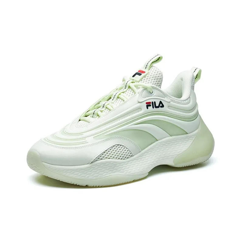 FILA FUSION Fila Ray 2 Low Top Clunky Shoes Yellow/Green-1