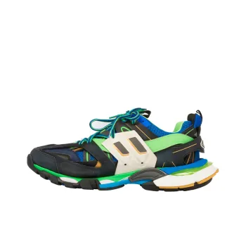 Balenciaga Track Trainers Sports Shoes Black/Green