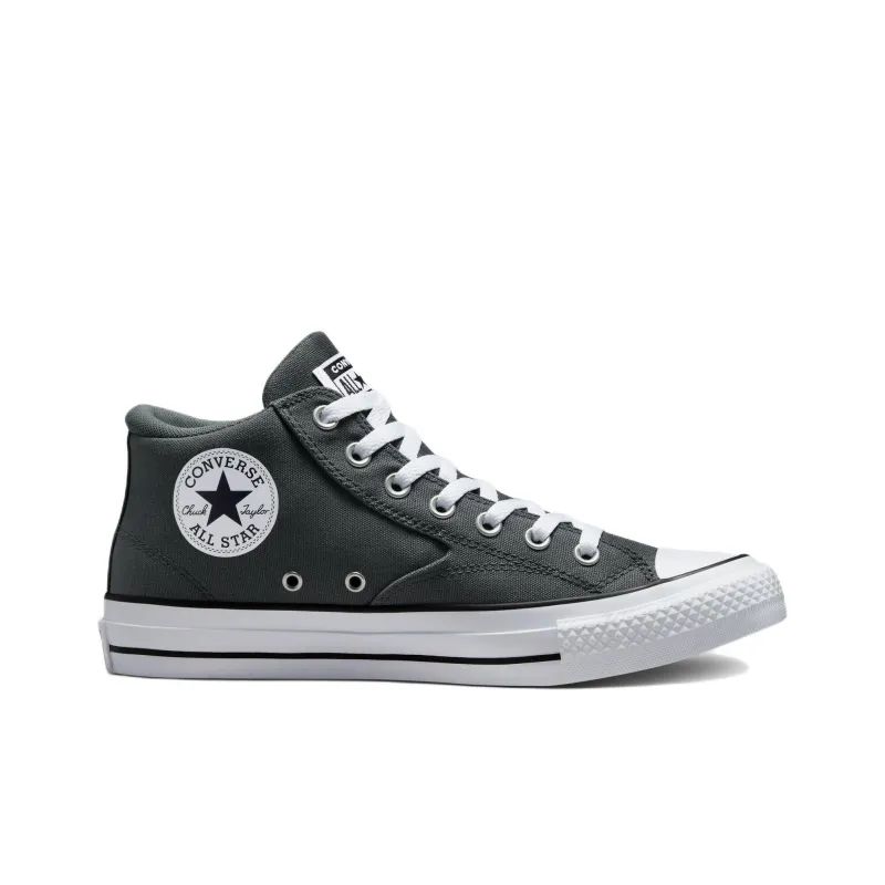 Converse Chuck Taylor All Star Malden Street Anti Slip Wear Resistant Mid Top Canvas Shoes Unisex Gray-1