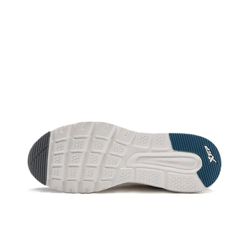 XTEP Chunky Sneakers Men Low Top White/Blue/Gray-4