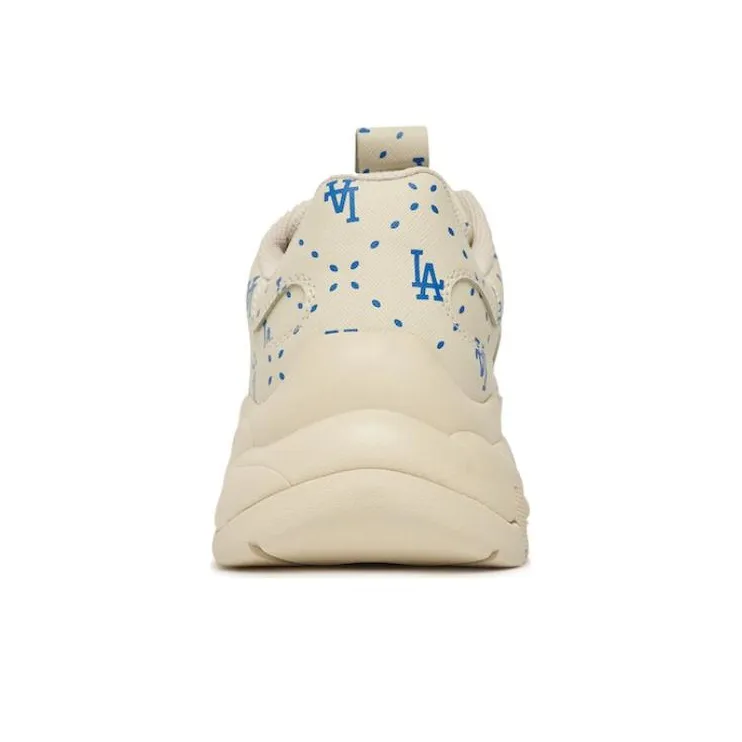 MLB Bigball Chunky Monogram La Dodgers 'Beige White Blue'-3