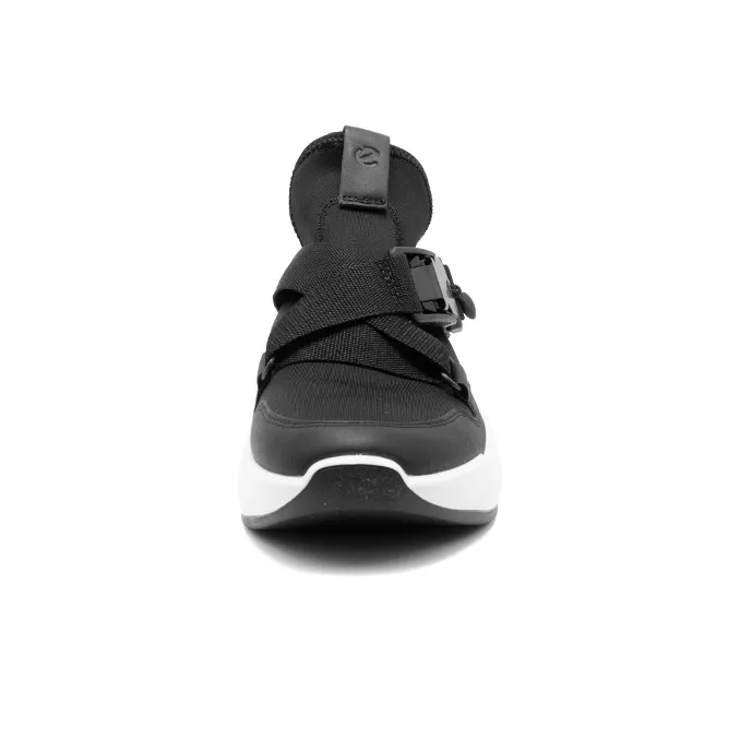 Ecco Tide Fun Low Top Chunky Sneakers Women's Black-3