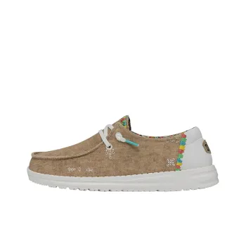 Heydude Women's Casual Shoes Women's Low Top Elegant Yellow