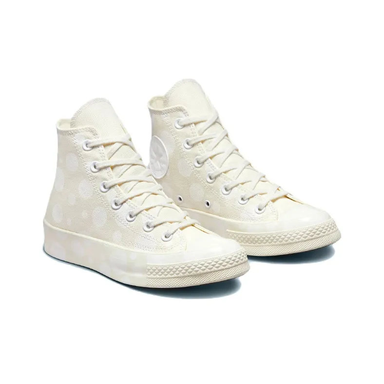 Converse Chuck Taylor All Star 70 Hi Polka Dots Egret White Egret Women's-2