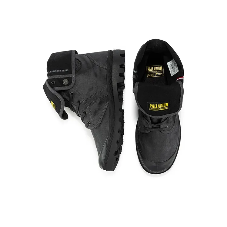 Palladium Anti Slip And Wear Resistant Water Resistant High Top Canvas Shoes Unisex Raven-3