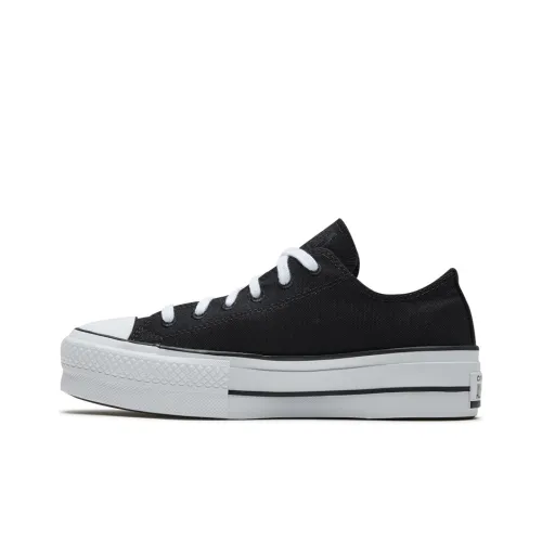 Converse All Star Lift Canvas Shoes Women's Low-Top Black/White