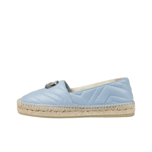 GUCCI Espadrilles Women's Casual Shoes Women's Light Blue