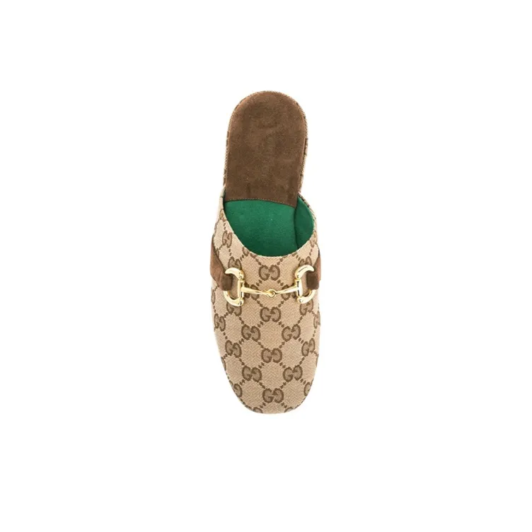 GUCCI Odor Resistant Closed Toe Slippers Women's Monogram Color-4